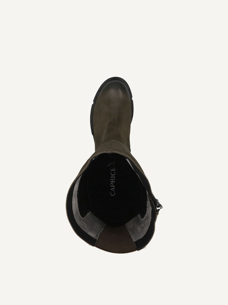 Lederstiefel - grün, CACTUS NUBUC, hi-res
