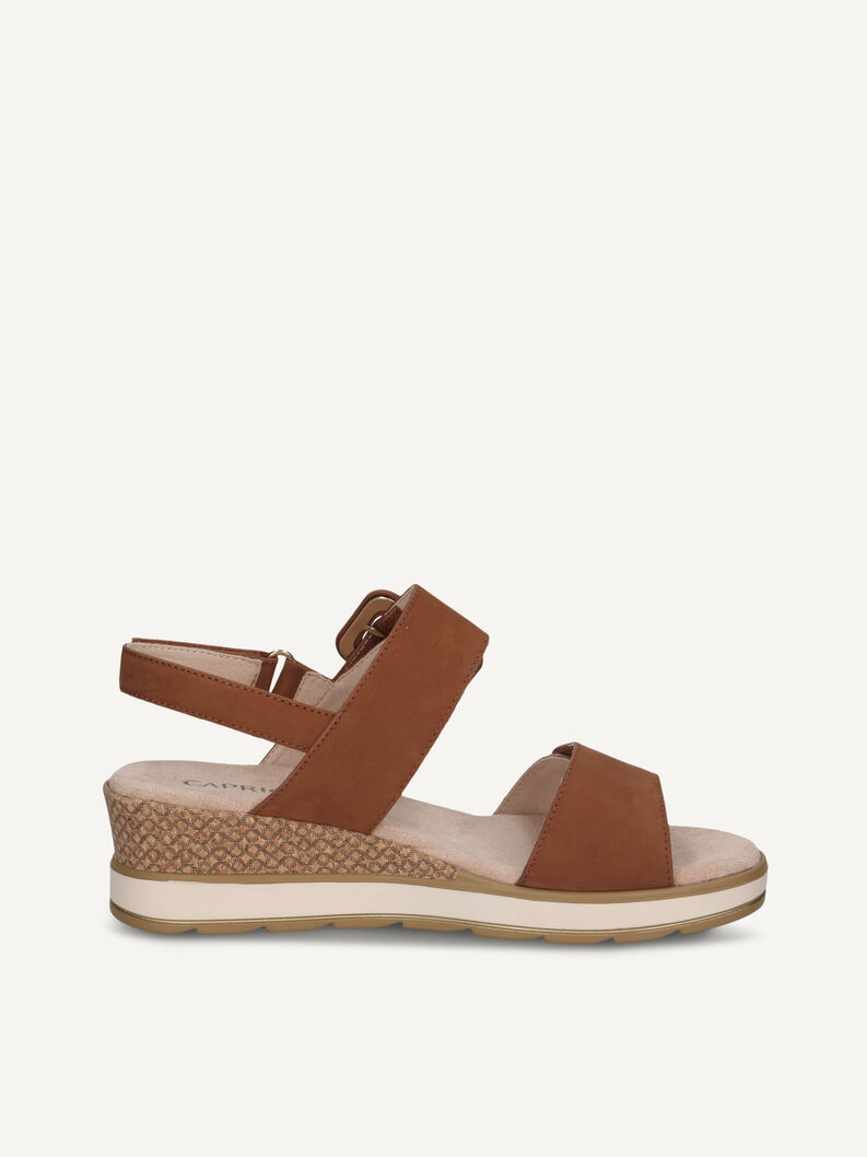 Sandalette, COGNAC NUBUC, hi-res