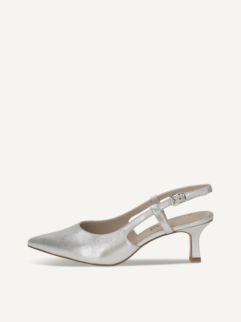 Slingpumps, SILVER, hi-res