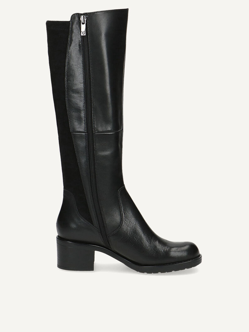 Lederstiefel - schwarz, BLACK COMB, hi-res