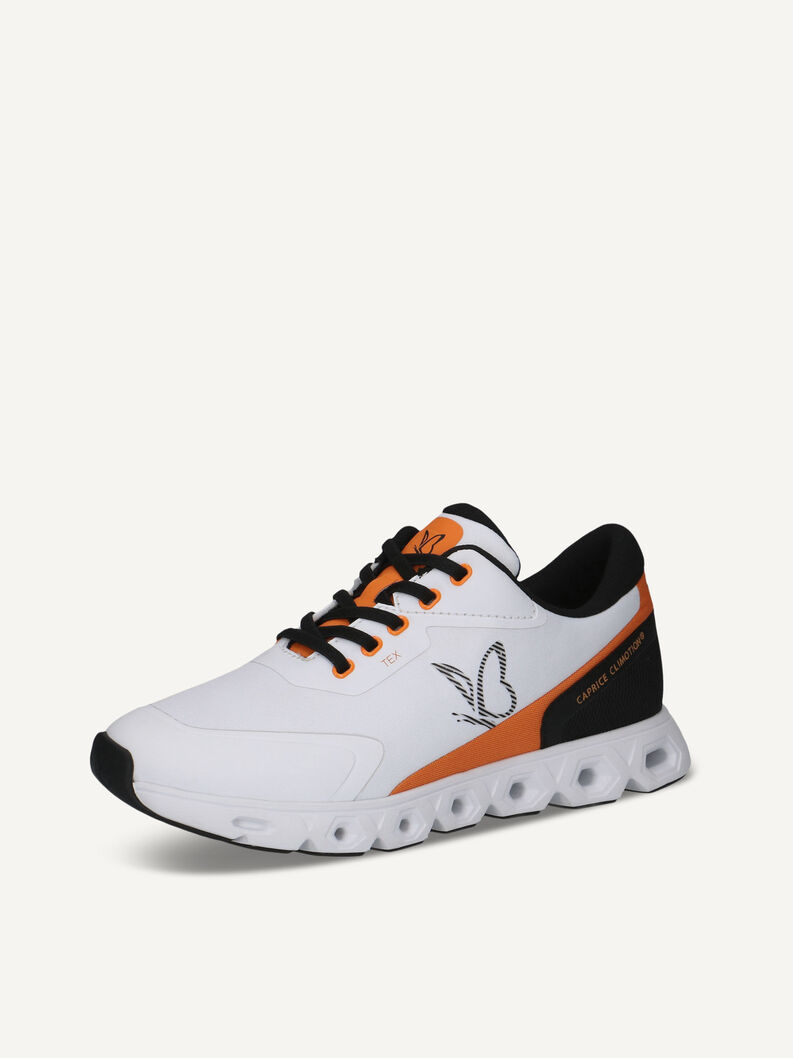 Sneaker, WHITE/ORANGE, hi-res