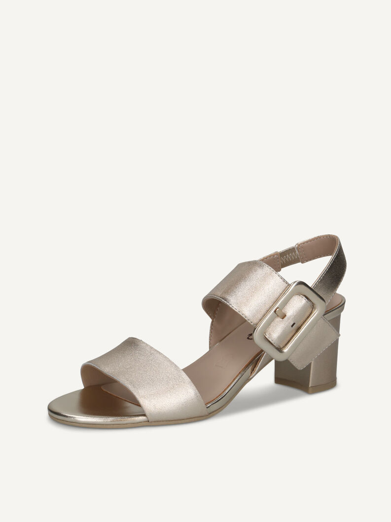 Sandalette, LT.GOLD METAL., hi-res