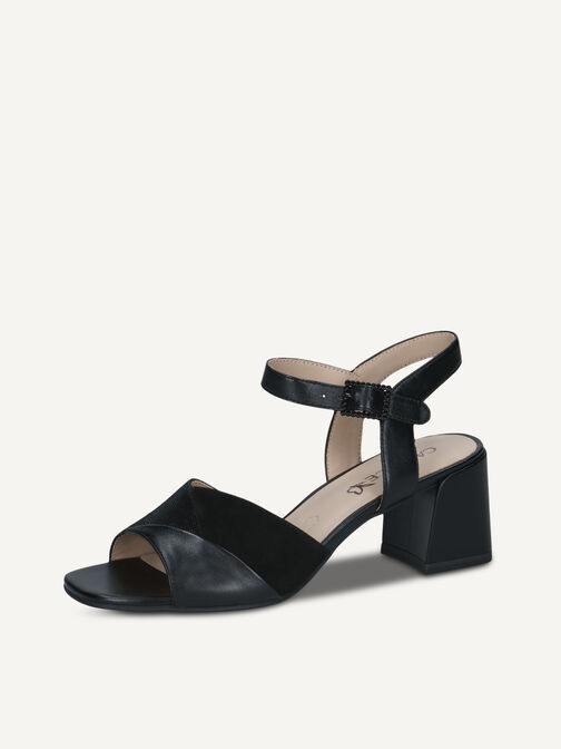Heeled sandal, BLACK COMB, hi-res
