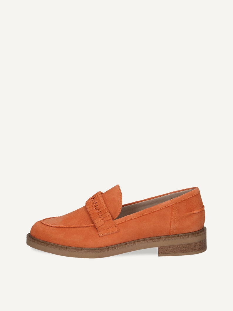 Lederslipper - orange, ORANGE SUEDE, hi-res