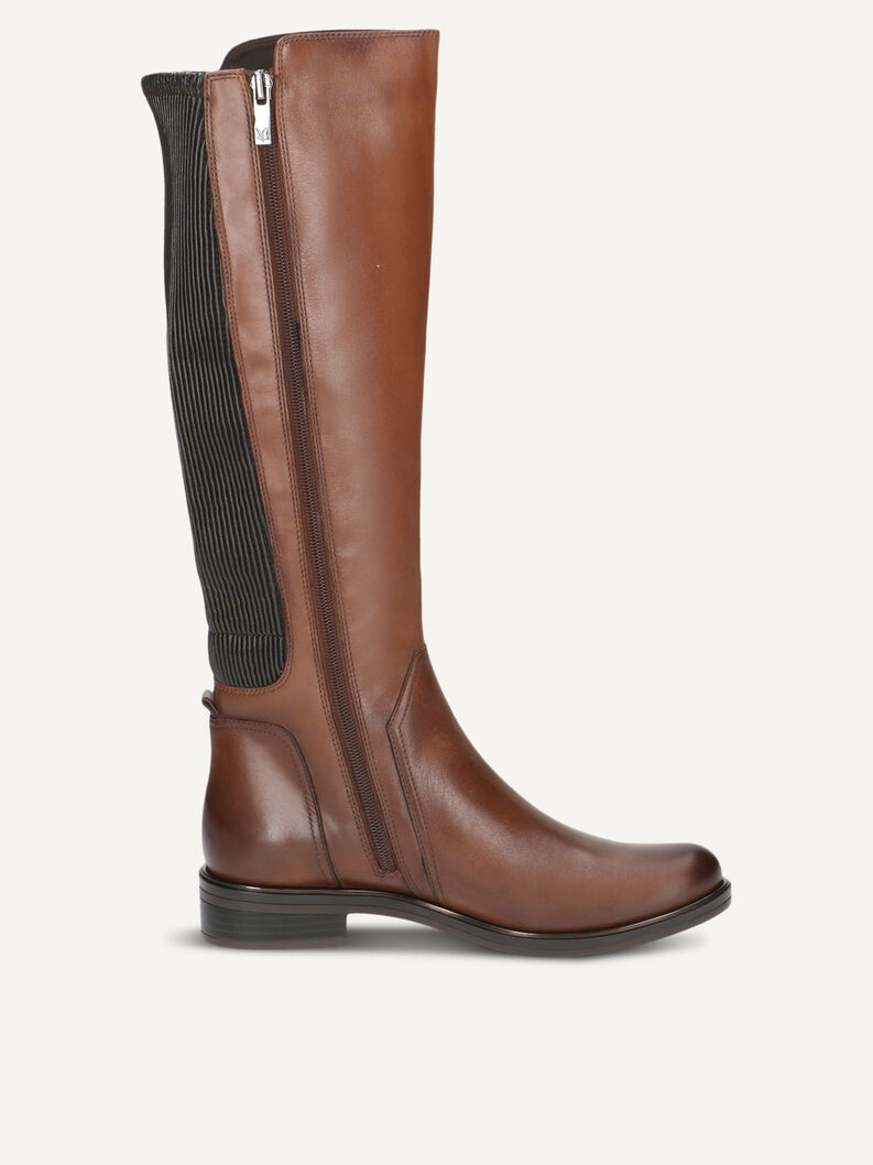 Lederstiefel - braun, COGNAC COMB, hi-res