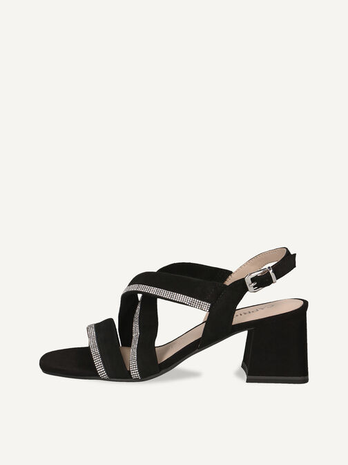 Sandalette, BLACK SUEDE, hi-res