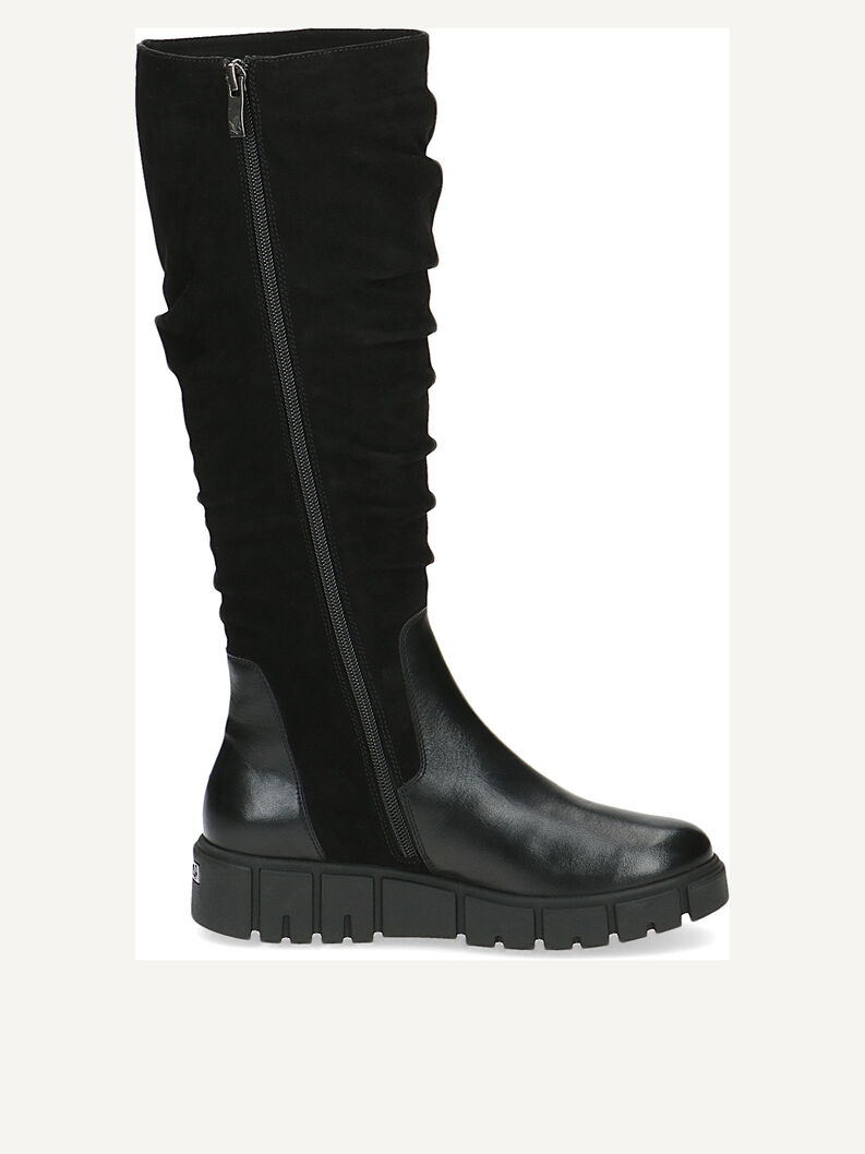 Lederstiefel - schwarz, BLACK COMB, hi-res