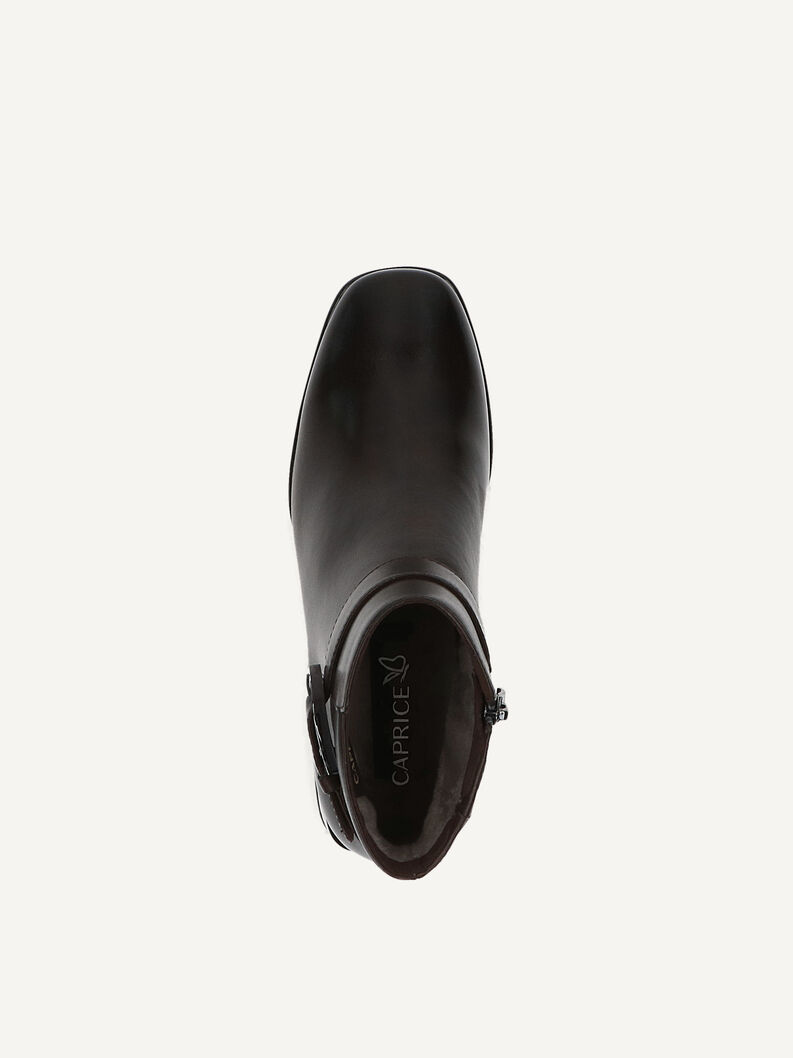Lederstiefelette - braun, DK BROWN NAPPA, hi-res