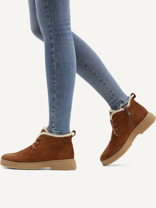 Stiefelette, COGNAC SUEDE, hi-res
