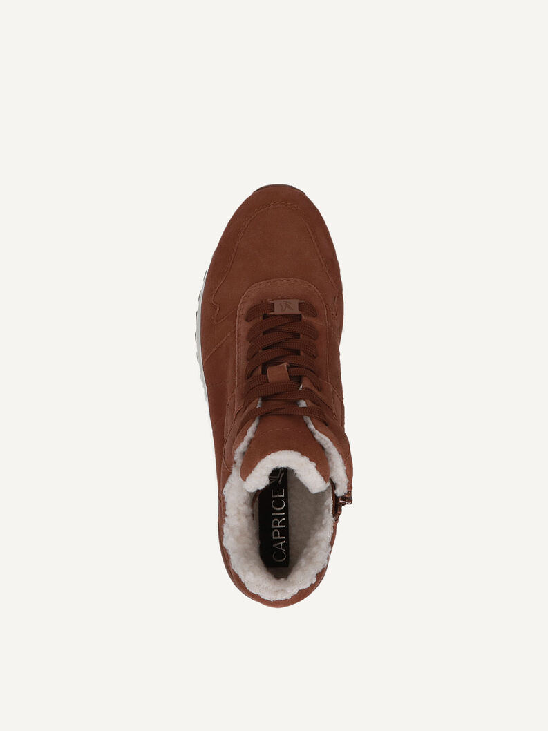 Lederstiefelette - braun Warmfutter, MUSCAT SUEDE, hi-res