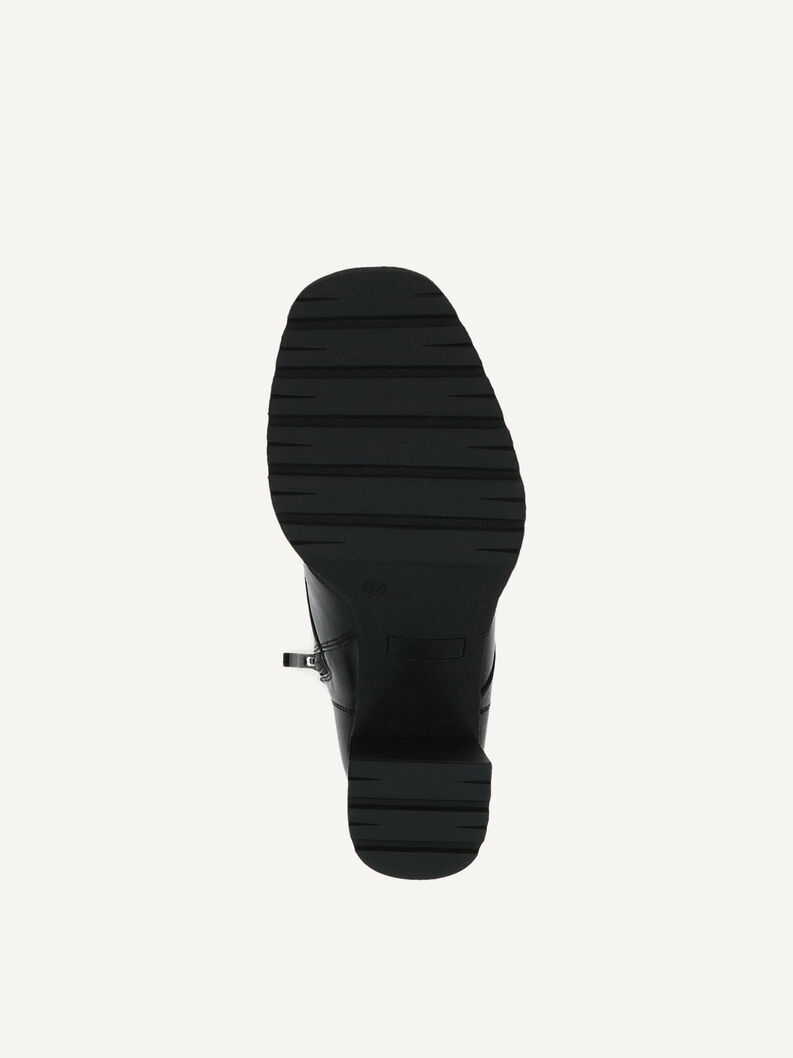 Lederstiefelette - schwarz Warmfutter, BLACK NAPPA, hi-res