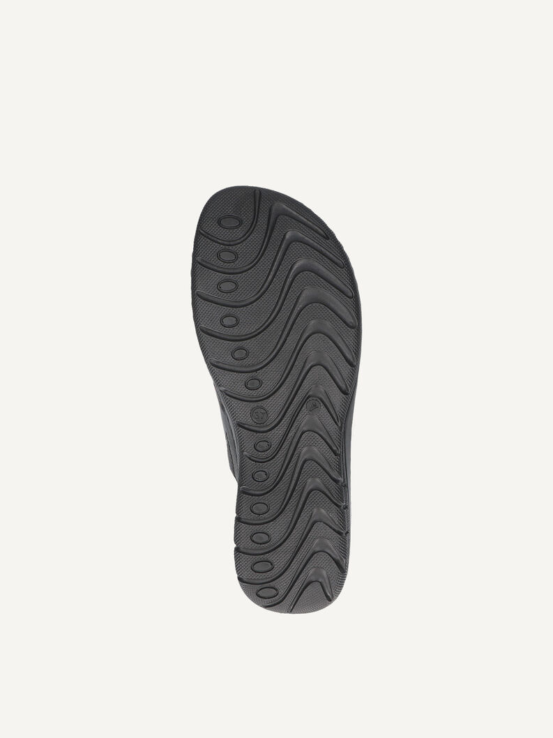 Lederpantolette - schwarz, BLACK NAPPA, hi-res