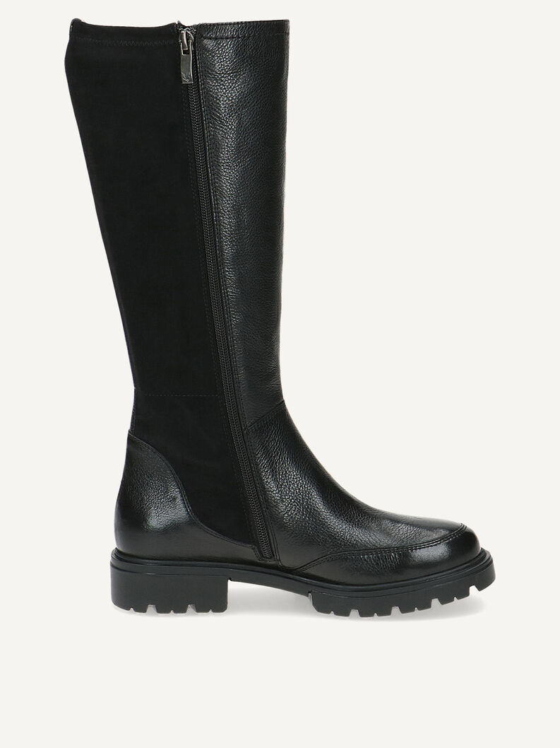 Lederstiefel - schwarz, BLACK COMB, hi-res
