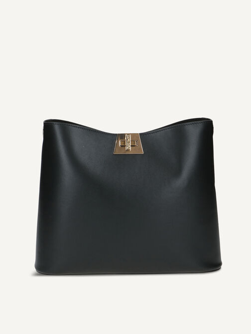 Handtasche, BLACK NAPPA, hi-res