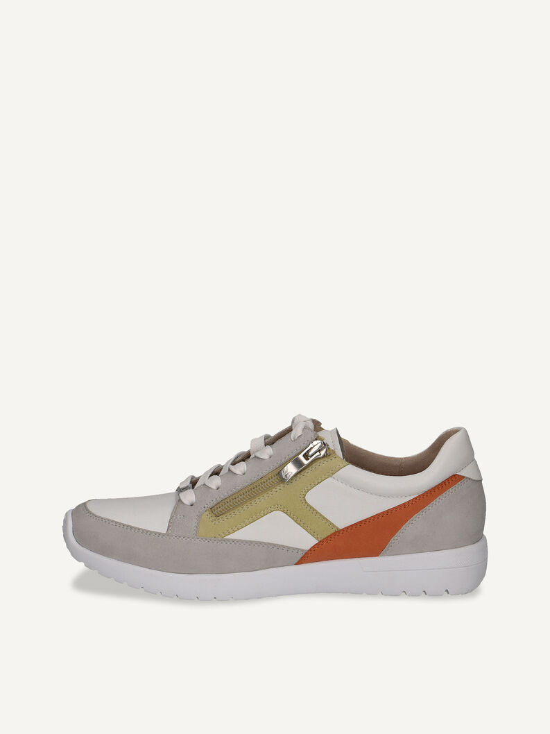 Ledersneaker - grau, LT.GREY COMB, hi-res