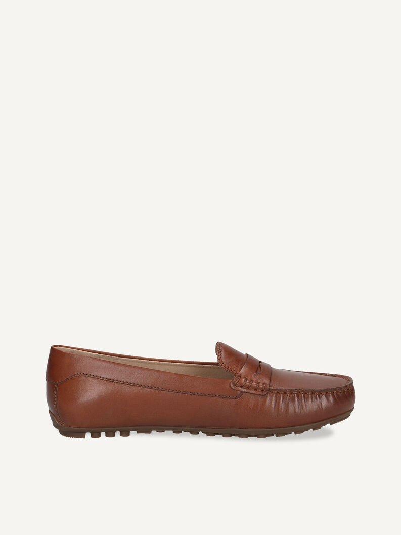 Ledermoccassin - braun, COGNAC NAPPA, hi-res