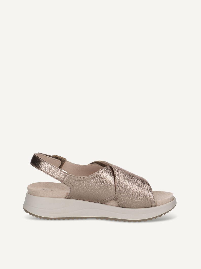 Sandale, TAUPE MET.DEER, hi-res