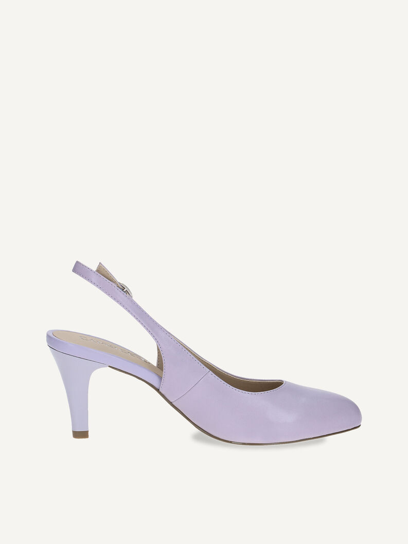 Lederslingpumps - rosa, LAVENDER NAPPA, hi-res