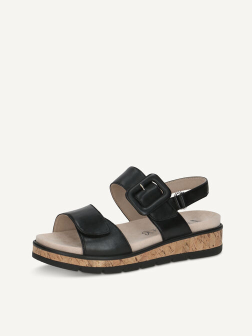 Sandal, BLACK NAPPA, hi-res