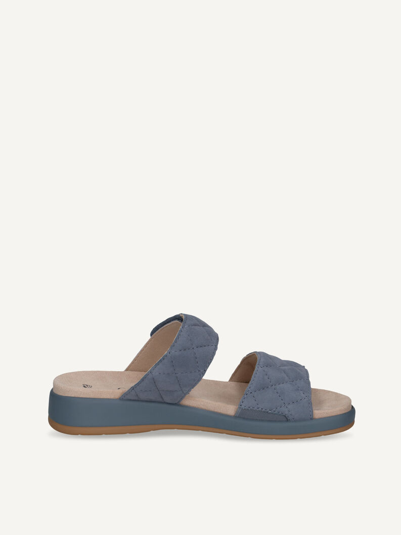 Pantolette, LT.BLUE SUEDE, hi-res