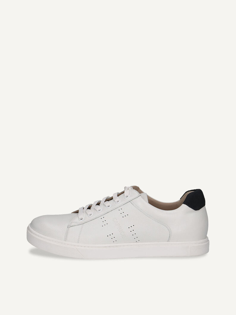 Ledersneaker - weiß, WHITE COMB, hi-res