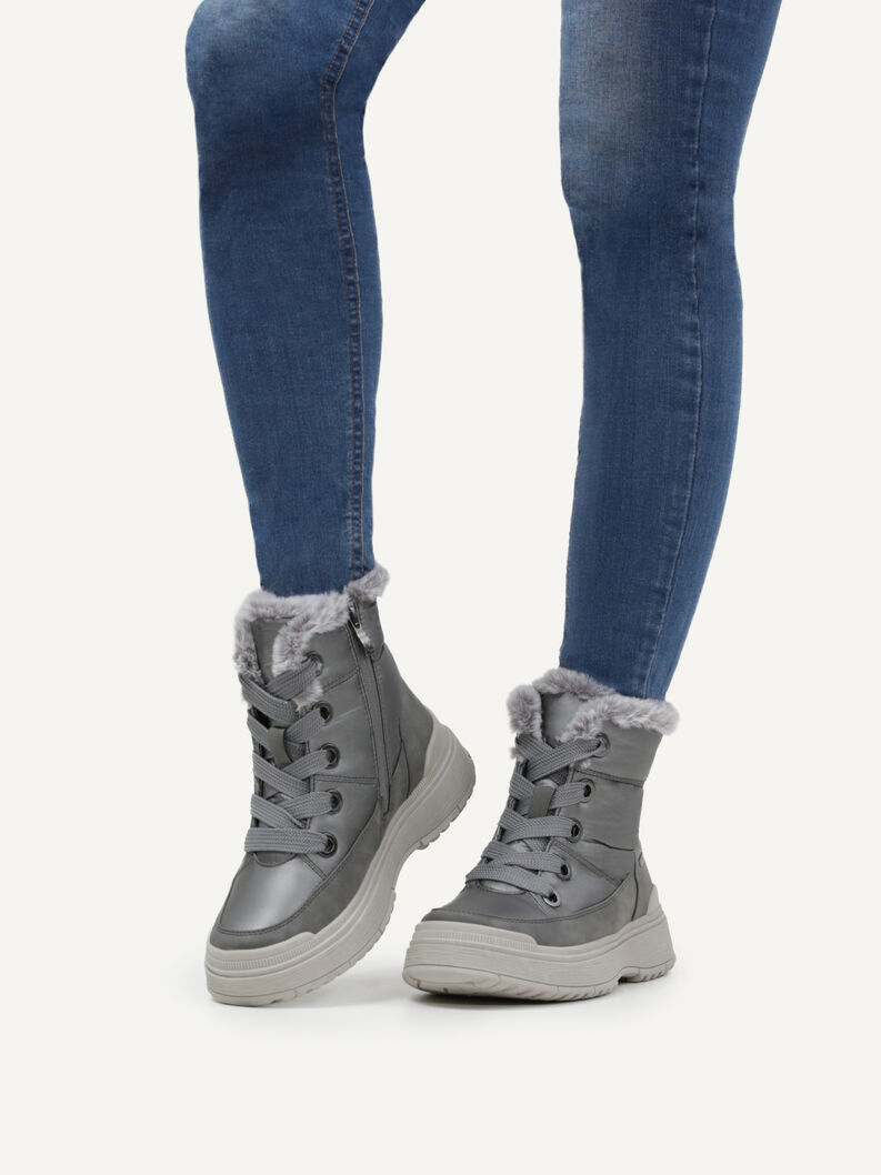 Stiefelette - grau Warmfutter, DK GREY COMB, hi-res