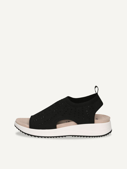 Sandale, BLACK KNIT, hi-res