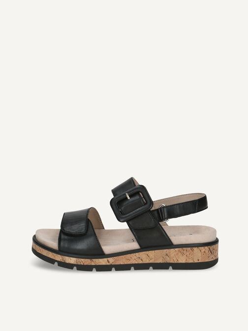 Sandal, BLACK NAPPA, hi-res