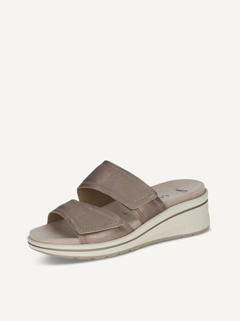Pantolette, TAUPE METALLIC, hi-res