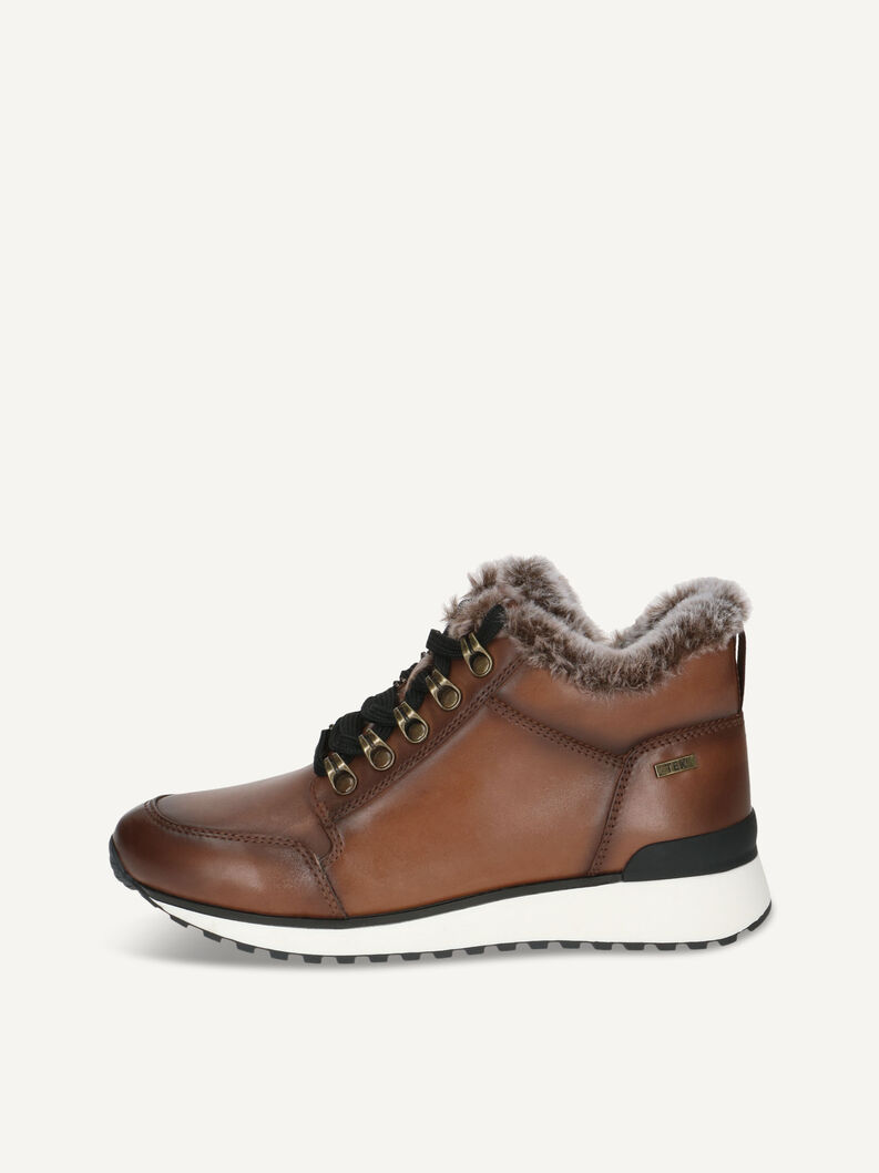 Lederstiefelette - braun Warmfutter, COGNAC NAPPA, hi-res