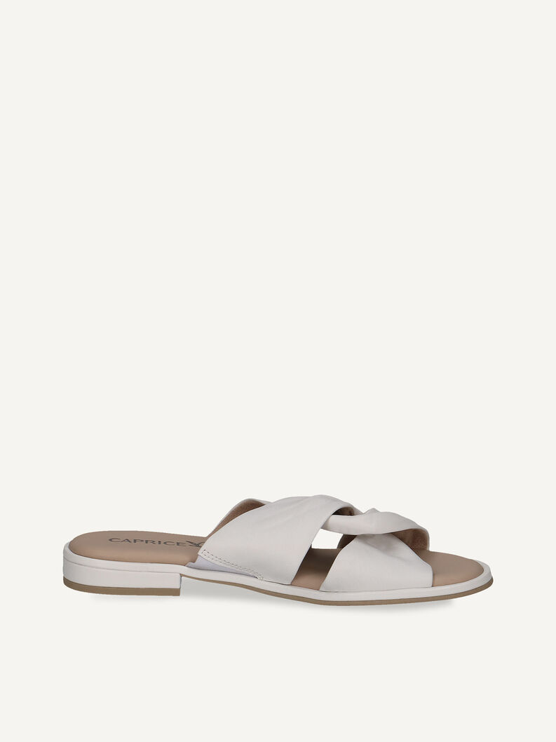 Lederpantolette - wei&szlig;, WHITE NAPPA, hi-res