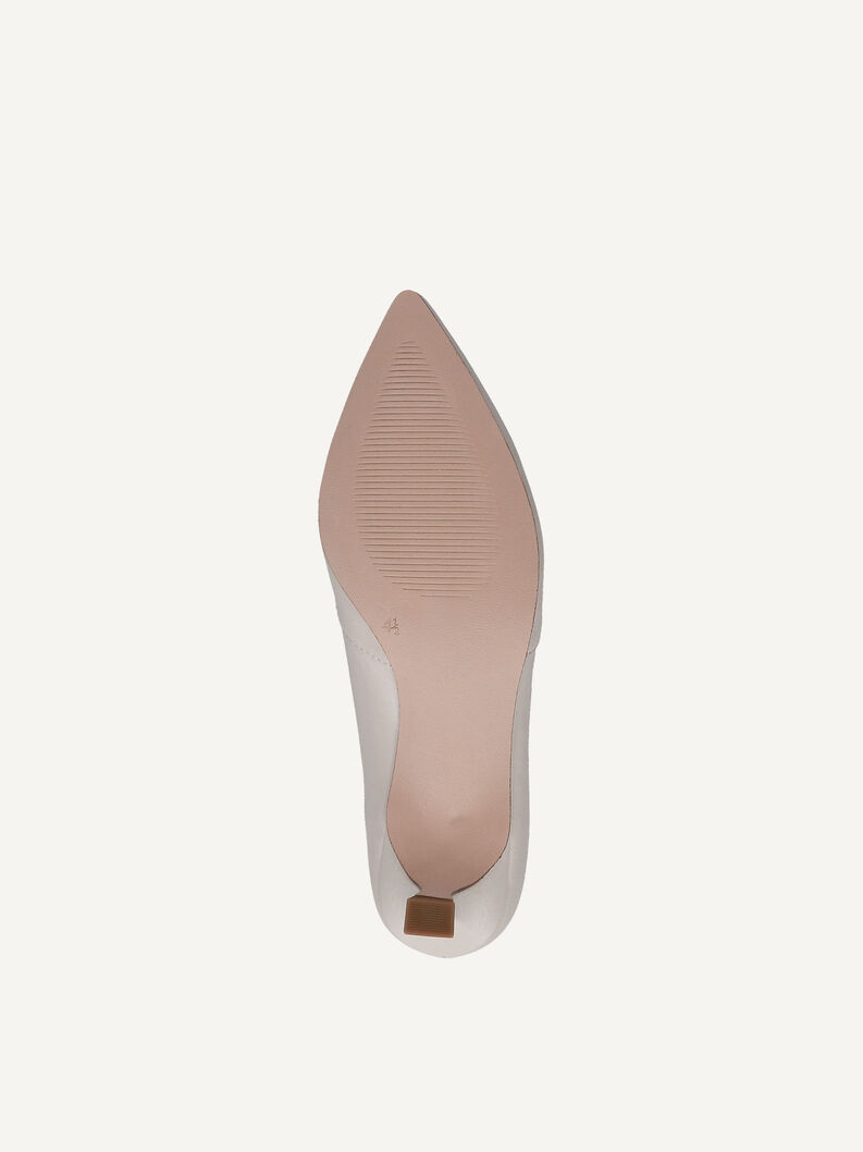 Lederpumps - beige, CREAM PERLATO, hi-res