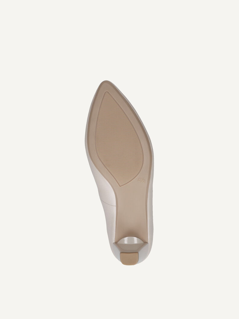 Lederpumps - beige, CREAM PERLATO, hi-res