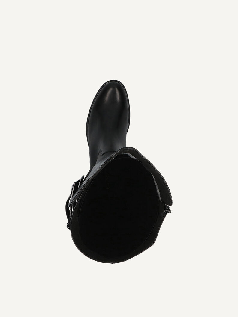 Lederstiefel - schwarz, BLACK NAPPA, hi-res