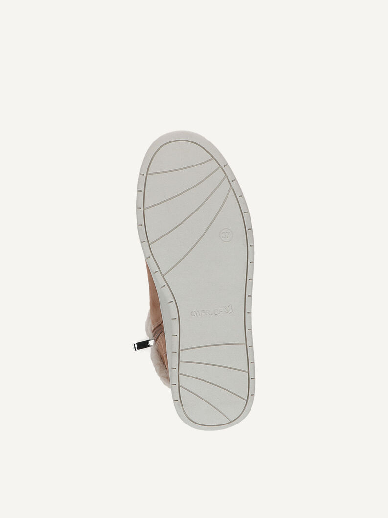 Lederstiefelette - beige Warmfutter, CAMEL NUBUC, hi-res