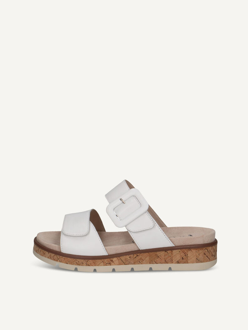 Slipper, WHITE NAPPA, hi-res