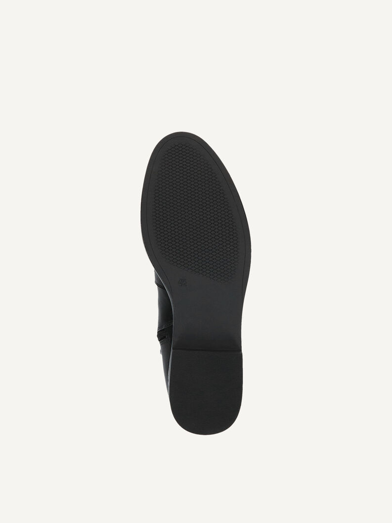 Lederstiefelette - schwarz, BLACK NAPPA, hi-res