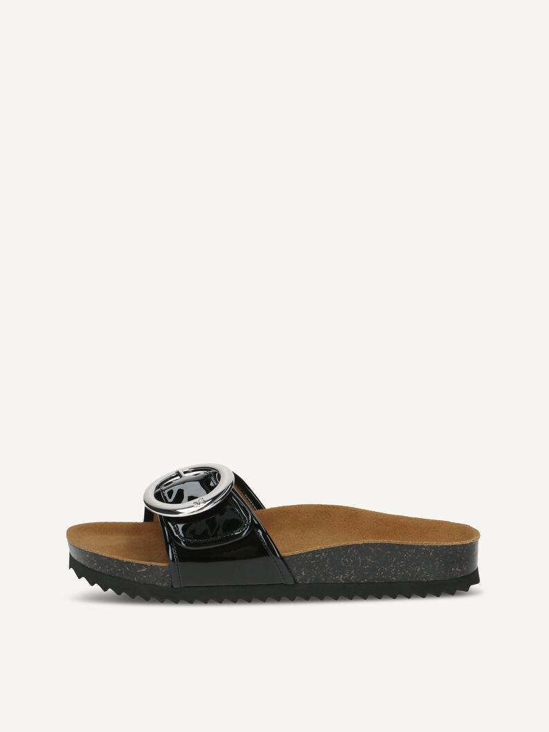 Pantolette, BLACK PATENT, hi-res