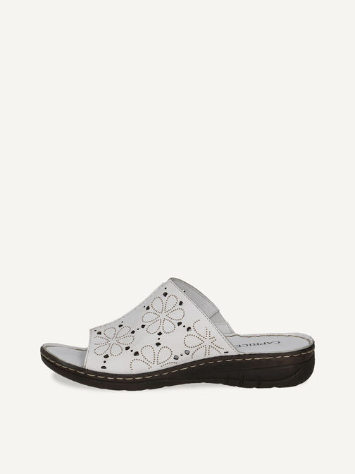 Mule, WHITE NAPPA, hi-res