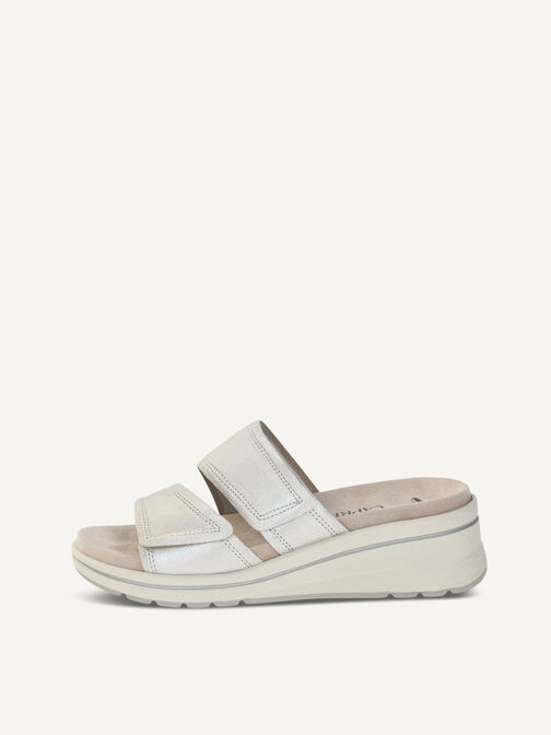 Pantolette, PLATIN METAL., hi-res