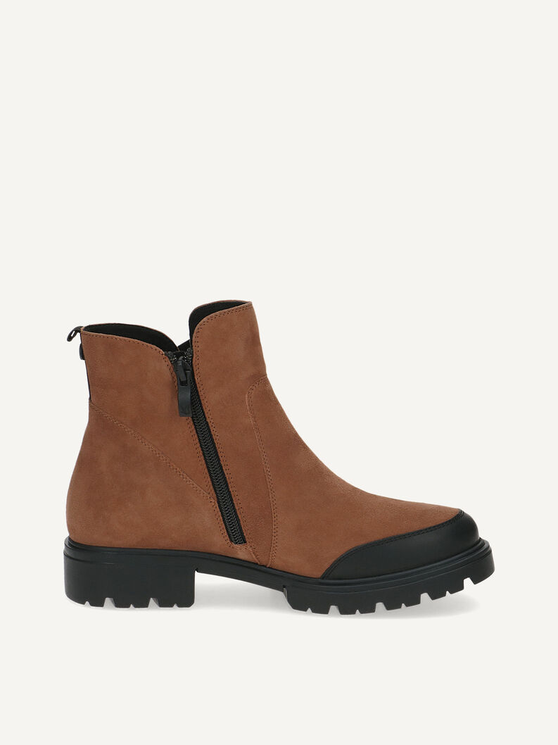 Lederstiefelette - braun, MUSCAT SUEDE, hi-res