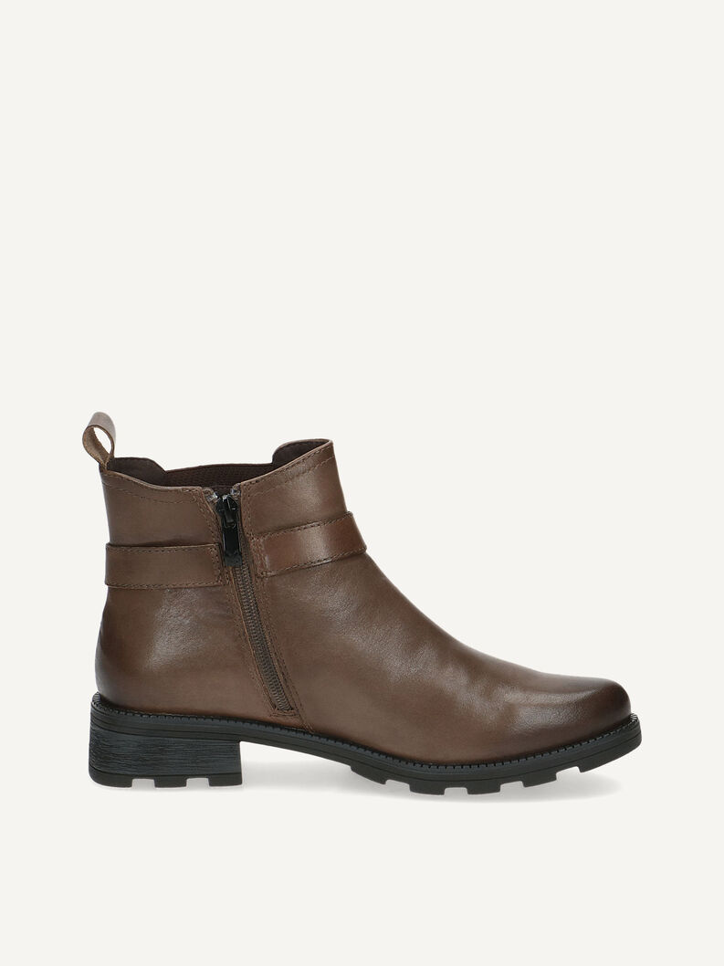 Lederstiefelette - braun, TAUPE NAPPA, hi-res