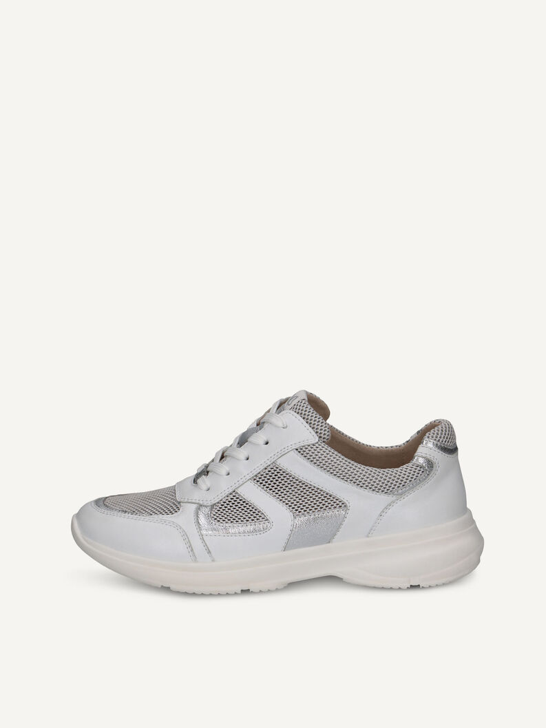 Sneaker, WHITE/SILVER, hi-res