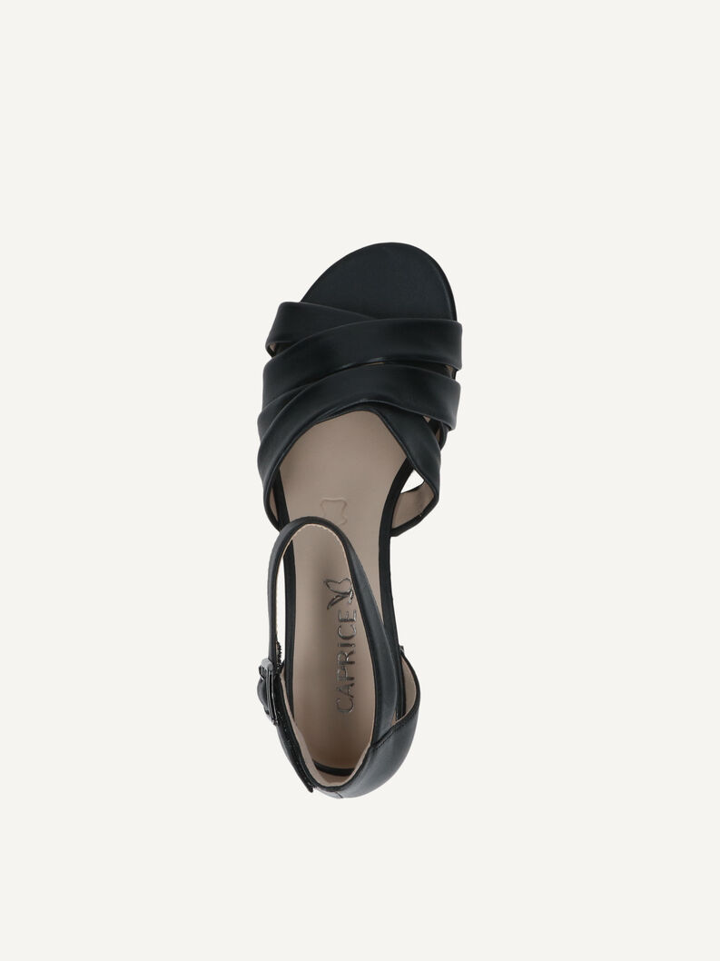 Sandalette, BLACK NAPPA, hi-res