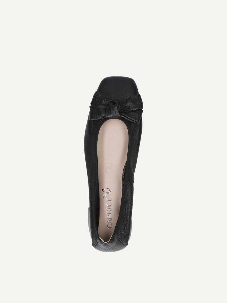 Lederballerina - schwarz, BLACK DEER, hi-res