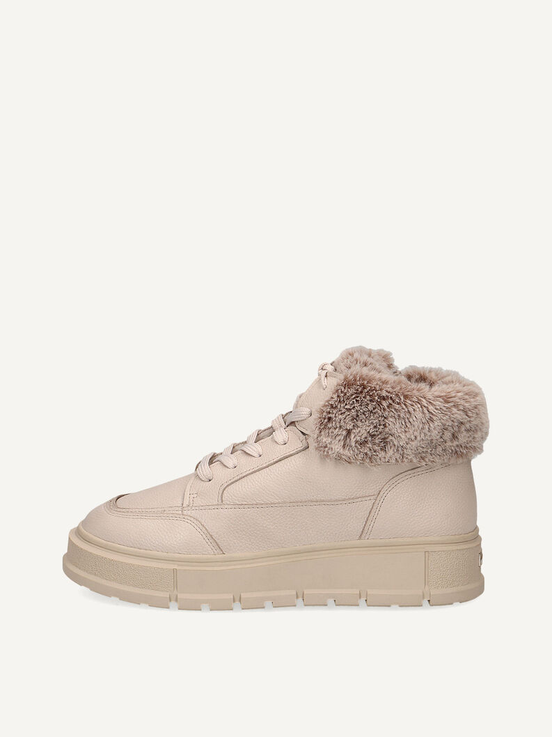 Lederstiefelette - weiß Warmfutter, SNOW NAPPA, hi-res