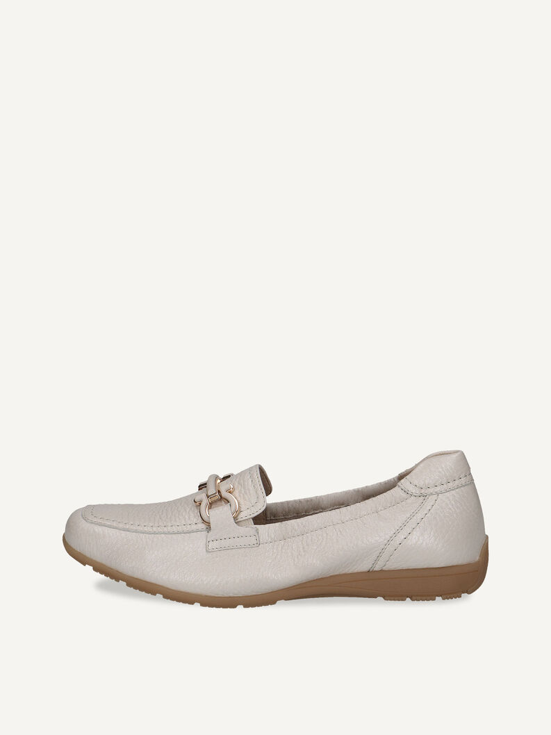 Lederslipper - beige, PEARL PERL DEE, hi-res