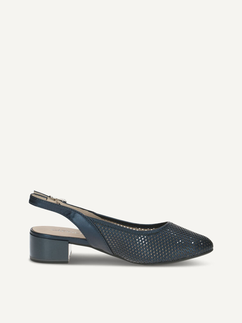 Slingpumps, NAVY PERLATO, hi-res