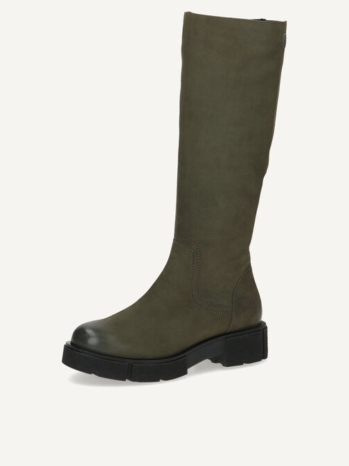 Lederstiefel - grün, CACTUS NUBUC, hi-res