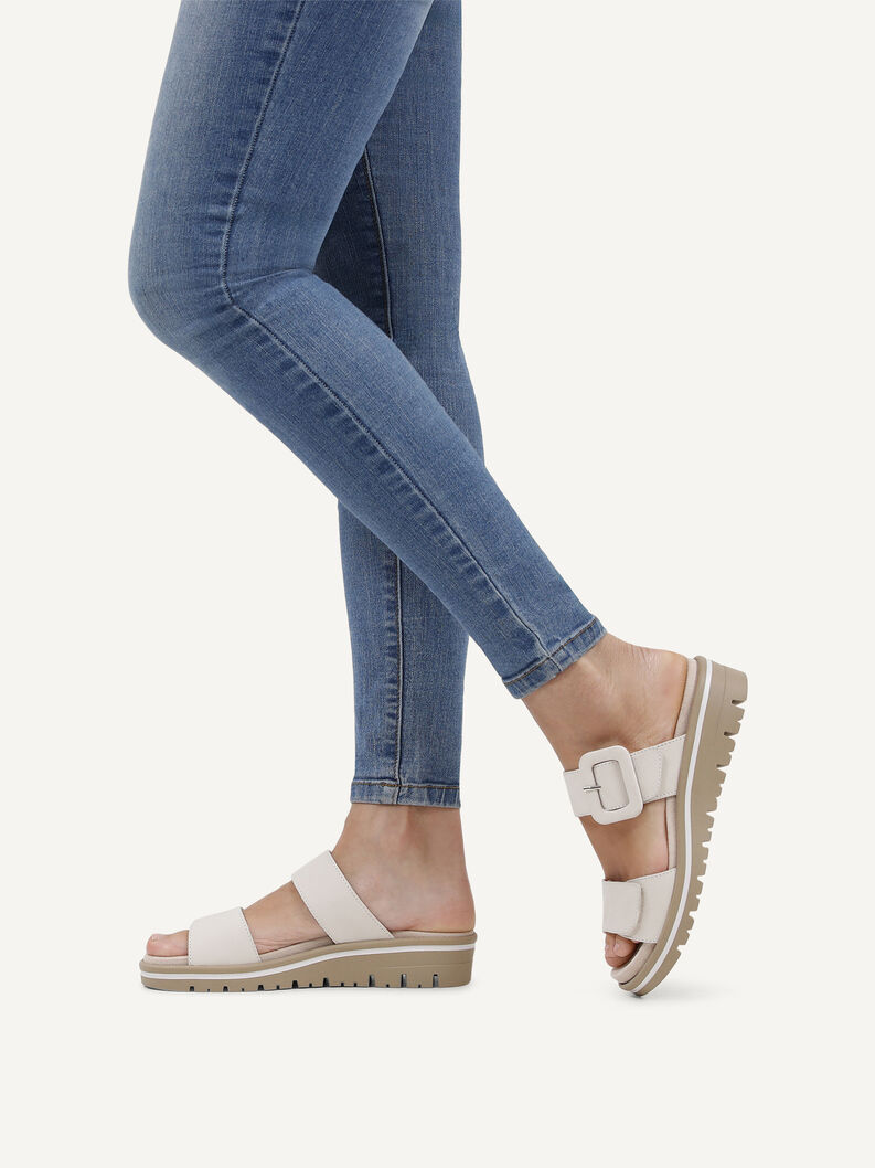 Pantolette, SNOW NUBUC, hi-res